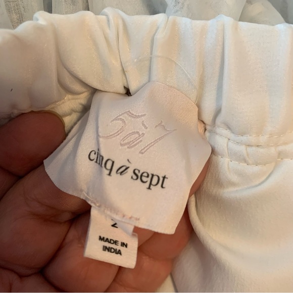 Cinq á Sept  Revolve Women’s Nava Ivory  Mini Dress. Size 2 - Picture 11 of 16